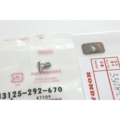 HONDA KIT VITE+FERMO FISSAGGIO GHIERA FARO PER CB500-CB750 FOUR 33125-292-670 | Mamoto Ricambi