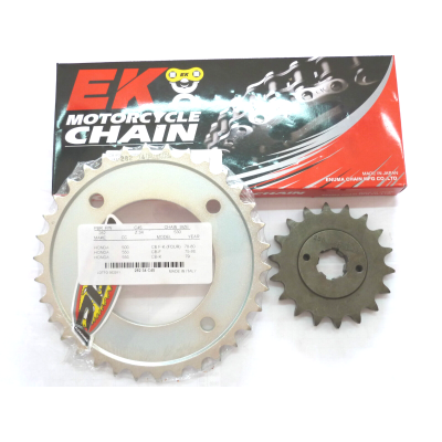 HONDA KIT CORONA-CATENA-PIGNONE CB500 FOUR K0-K1-K2 | Mamoto Ricambi