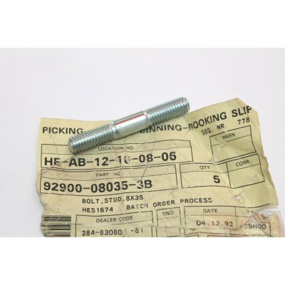 HONDA PRIGIONIERE BASE CILINDRO PER NSR125-CRM125 92900-08035-3B | Mamoto Ricambi