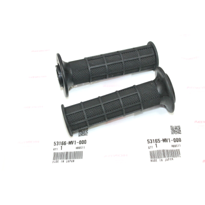 HONDA COPPIA MANOPOLE ORIGINALI PER XRV750 AFRICA TWIN 90-00 53166-MV1-000 | Mamoto Ricambi