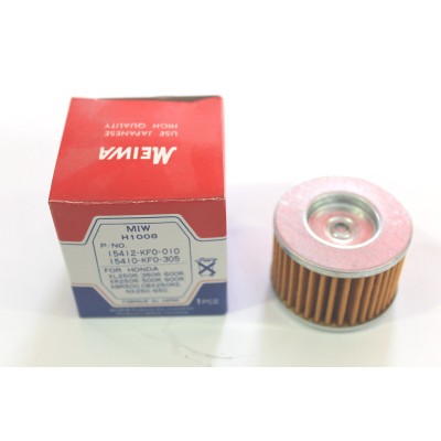 HONDA FILTRO OLIO MEIWA PER NX650-XL250-350-600R-XR250-400-600-FMX650-SLR650 15410-KF0-315 | Mamoto Ricambi