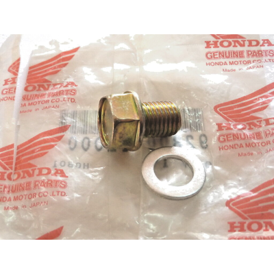 HONDA BULLONE SCARICO OLIO+RONDELLA CB350-400-500-750 FOUR 92800-12000 | Mamoto Ricambi