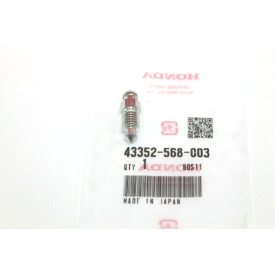 HONDA PERNO SPURGO PINZA FRENO ANTERIORE CB250-400N-VT500C 43352-568-003 | Mamoto Ricambi