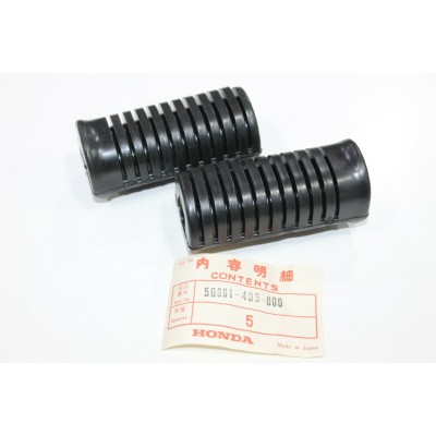 HONDA GOMMINI PEDANE ANTERIORI PER CB500-550 FOUR K3 50661-405-000 | Mamoto Ricambi