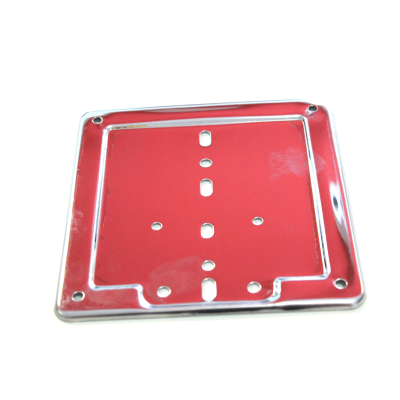 HONDA SUPPORTO TARGA CROMATO VECCHIO CODICE STRADA 3456 | Mamoto Ricambi