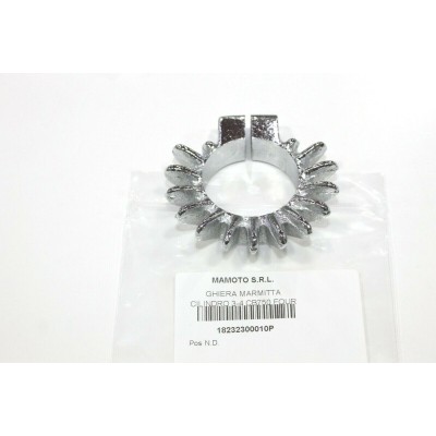 HONDA GHIERA CROMATA COLLETTORE CILINDRO 3-4 PER CB750K0-K1-K2-K3-K4-K5-K6 18232-300-010 | Mamoto Ricambi