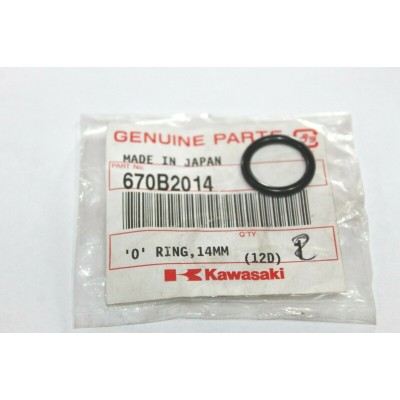 KAWASAKI O-RING 14MM CHIAVETTA RUBINETTO BENZINA PER Z1-900-A-B 670B2014 | Mamoto Ricambi