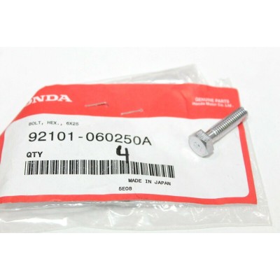 HONDA BULLONE ESAGONALE 6X25 PER VARI MODELLI HONDA 92101-060250A 92101-060140A | Mamoto Ricambi