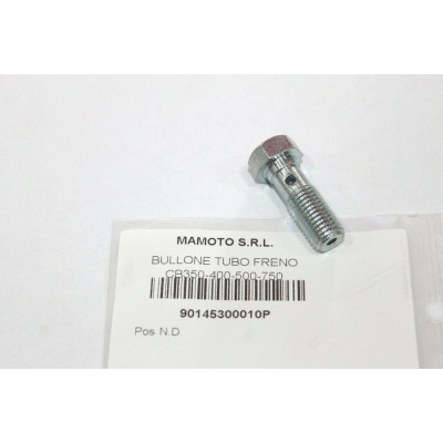 HONDA BULLONE TUBO FRENO PER CB750 FOUR TUTTE LE VERSIONI 90145-300-010 | Mamoto Ricambi