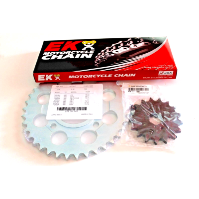 HONDA KIT CATENA-PIGNONE-CORONA PER CB350-400 FOUR | Mamoto Ricambi