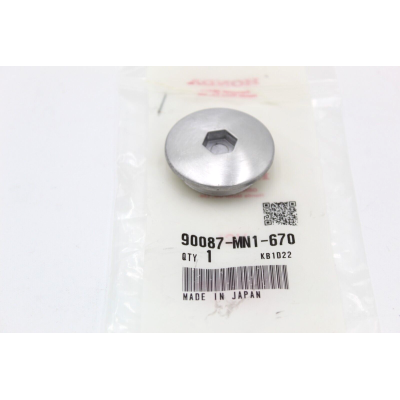 HONDA TAPPO ISPEZIONE ALBERO MOTORE NX650-XR600-CRF150 90087-MN1-670 | Mamoto Ricambi