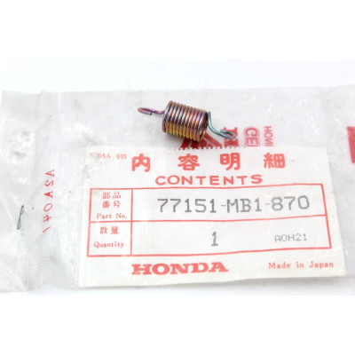 HONDA MOLLA SERRATURA SELLA PER NSR125F-R 77151-MB1-870 | Mamoto Ricambi