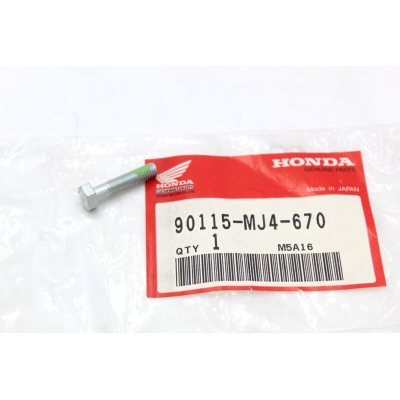 HONDA BULLONE FISSAGGIO GOMMA PEDANA ANTERIORE-POSTERIORE PER NSR125F/R 90115-MJ4-670 | Mamoto Ricambi
