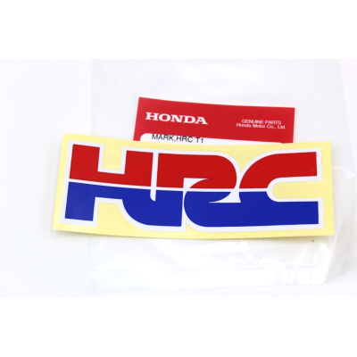 HONDA ADESIVO HRC 110X39 PER CBR600-CBR1000-XRV650-750-CBR900-SH300 87124-KRP-940ZA | Mamoto Ricambi