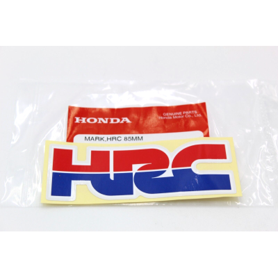 HONDA ADESIVO HRC 85x34 PER CBR600-CBR1000-XRV650-750-CBR900-SH300 86833-K33-D70 | Mamoto Ricambi