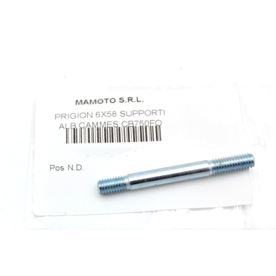 HONDA PRIGIONIERO FISSAGGIO SUPPORTI ALBERO CAMMES PER CB750FOUR-CB750F1-F2 90055-300-000 | Mamoto Ricambi