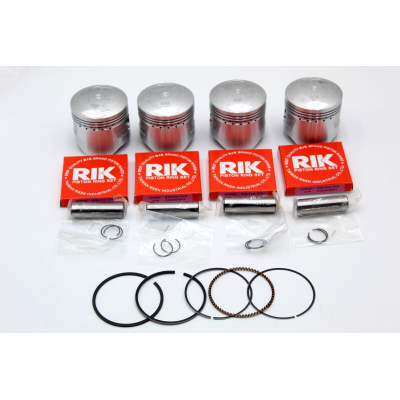 KAWASAKI KIT PISTONI COMPLETI 1 MAGGIORAZIONE 66,50mm PER Z900 73-76 13029-58 | Mamoto Ricambi