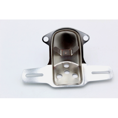 HONDA SUPPORTO FANALE TARGA CROMATO PER CB500-550-750 FOUR 84701-300-020XW | Mamoto Ricambi