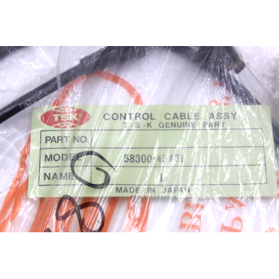 SUZUKI CAVO GAS TSK COMPLETO PER GS1000-GS500-GSX750 58300-45401 | Mamoto Ricambi