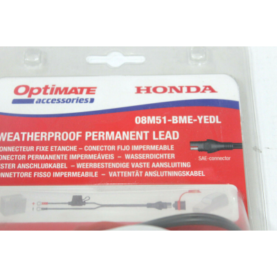 HONDA CAVETTO SUPPLEMENTARE CARICA BATTERIA OPTIMATE 3 08M51-BME-YEDL | Mamoto Ricambi