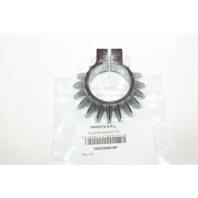 HONDA GHIERA CROMATA COLLETTORE CILINDRO 3-4 PER CB750K0-K1-K2-K3-K4-K5-K6 18232-300-010 | Mamoto Ricambi