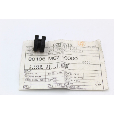 HONDA GOMMINO SUPPORTO FANALE PER XL600LM-RM-CB600-1000 80106-MG7-000 | Mamoto Ricambi