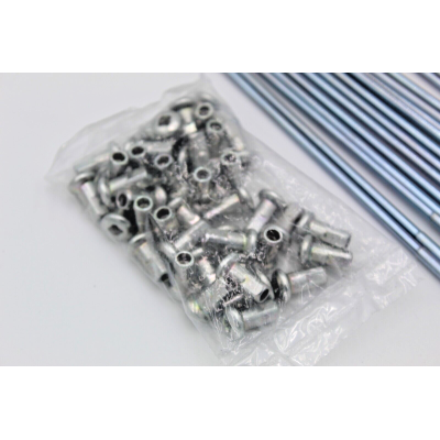 HONDA KIT RAGGI ANTERIORI CON NIPLES COLORE ZINCO CB500K0-K1-K2-K3-CB750 FOUR 97451-6924610 | Mamoto Ricambi