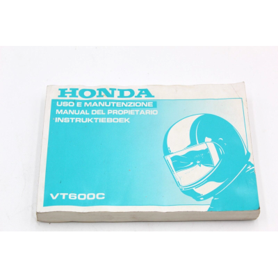 HONDA LIBRETTO USO E MANUTENZIONE PER VT600C 98 | Mamoto Ricambi