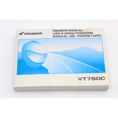 HONDA LIBRETTO USO E MANUTENZIONE PER VT750C-CA 2008 37MEG640 | Mamoto Ricambi
