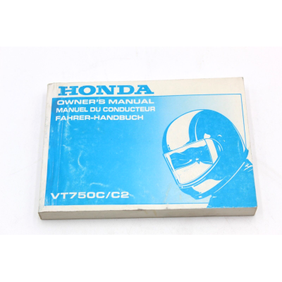 HONDA LIBRETTO USO E MANUTENZIONE PER VT750C/C2 1998 | Mamoto Ricambi